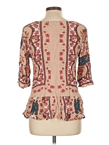 Blu Pepper 3/4 Sleeve Blouse (view 2)