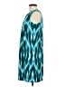 Calvin Klein Chevron-herringbone Teal Casual Dress Size 6 - photo 5