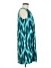 Calvin Klein Chevron-herringbone Teal Casual Dress Size 6 - photo 4