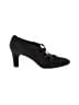 Prevata 100% Leather Black Heels Size 8 - photo 1