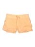 Athleta 100% Linen Solid Orange Board Shorts Size 6 - photo 1