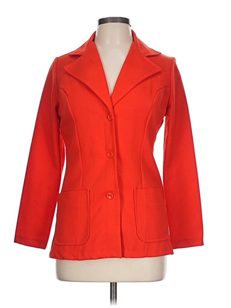 Pre-owned Assorted Brands Blazer Jacket In Red
