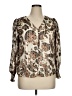 Vince Camuto 100% Polyester Brown 3/4 Sleeve Blouse Size XL (petite) - photo 1