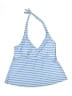 Lands' End Stripes Blue Swimsuit Top Size 14 - 16 - photo 1