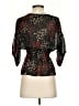 Fei Black 3/4 Sleeve Blouse Size S - photo 2