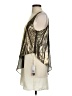 Love 21 100% Polyester Metallic Gold Sleeveless Blouse Size S - photo 5