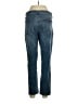 Kaari Blue Color Block Solid Blue Jeans Size 10 - photo 2