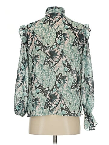 Bebe Long Sleeve Blouse (view 2)