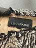 Lucy Paris 100% Polyester Animal Print Silver Long Sleeve Blouse Size S (estimated) - photo 7