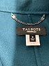 Talbots 100% Wool Blue Wool Coat Size 10 - photo 3