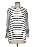 J.Jill Stripes White Poncho Size L - photo 1