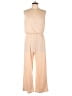Zesica Solid Tan Ivory Jumpsuit Size L - photo 1