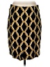 J. McLaughlin Graphic Gold Formal Skirt Size 4 - photo 2