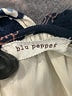 Blu Pepper 100% Polyester Print Ivory Casual Dress Size S - photo 7