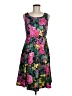 Talbots Outlet Floral Green Cocktail Dress Size 6 Petite - photo 1