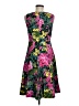 Talbots Outlet Floral Green Cocktail Dress Size 6 Petite - photo 2