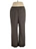 Style&Co Chevron-herringbone Gray Dress Pants Size 16 - photo 1