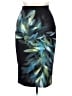 Coast 100% Polyester Tropical Black Casual Skirt Size 16 - photo 2