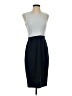 BCBGMAXAZRIA Color Block Blue Cocktail Dress Size 4 - photo 1