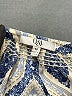 Q&A 100% Polyester Blue 3/4 Sleeve Blouse Size M - photo 7