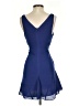 Parker 100% Polyester Solid Blue Casual Dress Size XS - photo 2