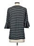 Max Studio Stripes Black 3/4 Sleeve Top Size S - photo 2