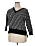 Philosophy Republic Clothing Polka Dots Black Pullover Sweater Size XL (estimated) - photo 1