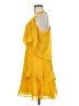 H By Halston 100% Polyester Yellow Cocktail Dress Size 8 - photo 5