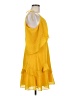 H By Halston 100% Polyester Yellow Cocktail Dress Size 8 - photo 4