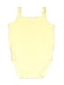 Just Kidding 100% Cotton Solid Yellow Short Sleeve Onesie 0-3 MO / 3 MO - photo 1