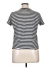 Piombo Stripes Black Short Sleeve Top Size XL - photo 2