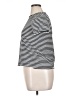 Piombo Stripes Black Short Sleeve Top Size XL - photo 5