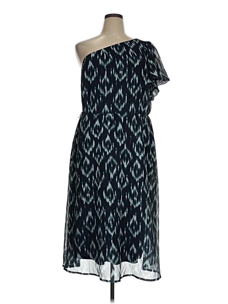 Pre-owned Lane Bryant Cocktail Dress In Blue