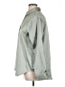 Böhme 100% Polyester Metallic Green Long Sleeve Blouse Size XL - photo 5
