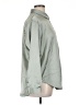 Böhme 100% Polyester Metallic Green Long Sleeve Blouse Size XL - photo 4
