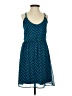 Forever 21 100% Polyester Chevron-herringbone Blue Casual Dress Size S - photo 1