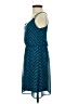 Forever 21 100% Polyester Chevron-herringbone Blue Casual Dress Size S - photo 5