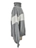 Dizzy Lizzy Color Block Gray Turtleneck Sweater Size S - photo 4