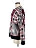 Coldwater Creek Checkered-gingham Red Pullover Sweater Size M - photo 5