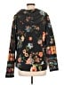 Johnny Was Floral Black Pullover Sweater Size L - photo 2
