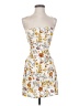 Shein 100% Rayon Floral White Cocktail Dress Size 2 - photo 1