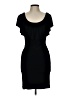 Jolie Solid Black Cocktail Dress Size L - photo 1