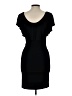 Jolie Solid Black Cocktail Dress Size L - photo 2