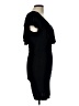 Jolie Solid Black Cocktail Dress Size L - photo 4