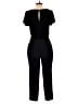 White House Black Market Solid Black Jumpsuit Size 8 - photo 2