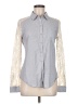 Hinge 100% Cotton Gray Long Sleeve Blouse Size M - photo 1