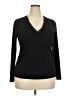 ELOQUII Black Long Sleeve Top Size 18 Plus - photo 1