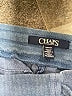 Chaps Chevron-herringbone Blue Shorts Size S - photo 3