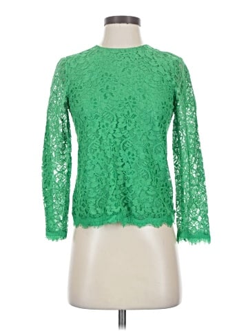 Diane von Furstenberg Long Sleeve Blouse (view 1)