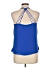 Naked Zebra 100% Polyester Blue Sleeveless Blouse Size L - photo 2